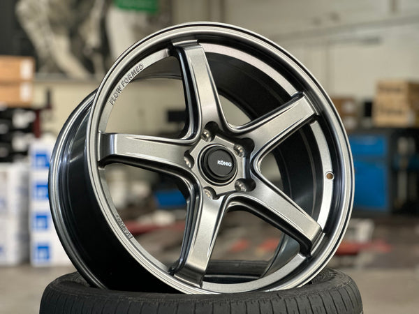 New 18X8.5 ET42 Konig Neoform Rim (4 wheel) Matt Bronze 5X114.3