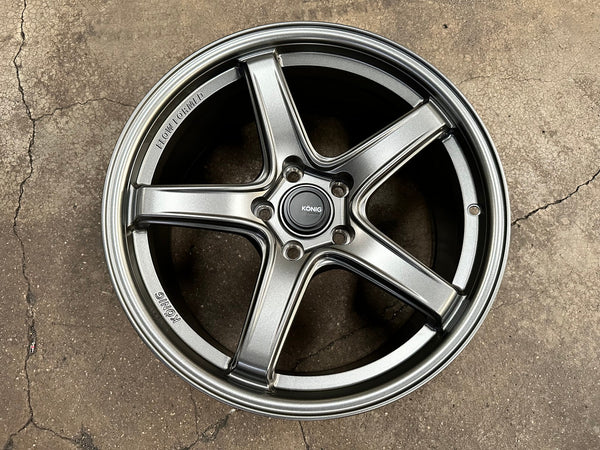 New 18X8.5 ET42 Konig Neoform Rim (4 wheel) Matt Bronze 5X114.3