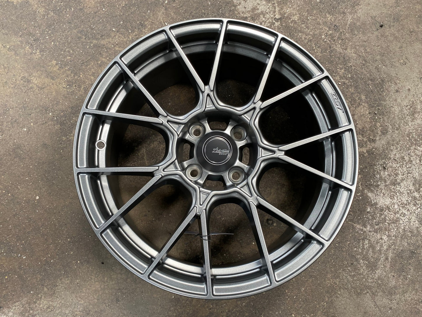 New 16X7 ET40 Advanti Presto Rim (4 wheel) Matt Gunmetal 4X100