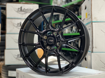 New 16X7 ET40 Advanti Presto Rim (4 wheel) Matt Black 4X100