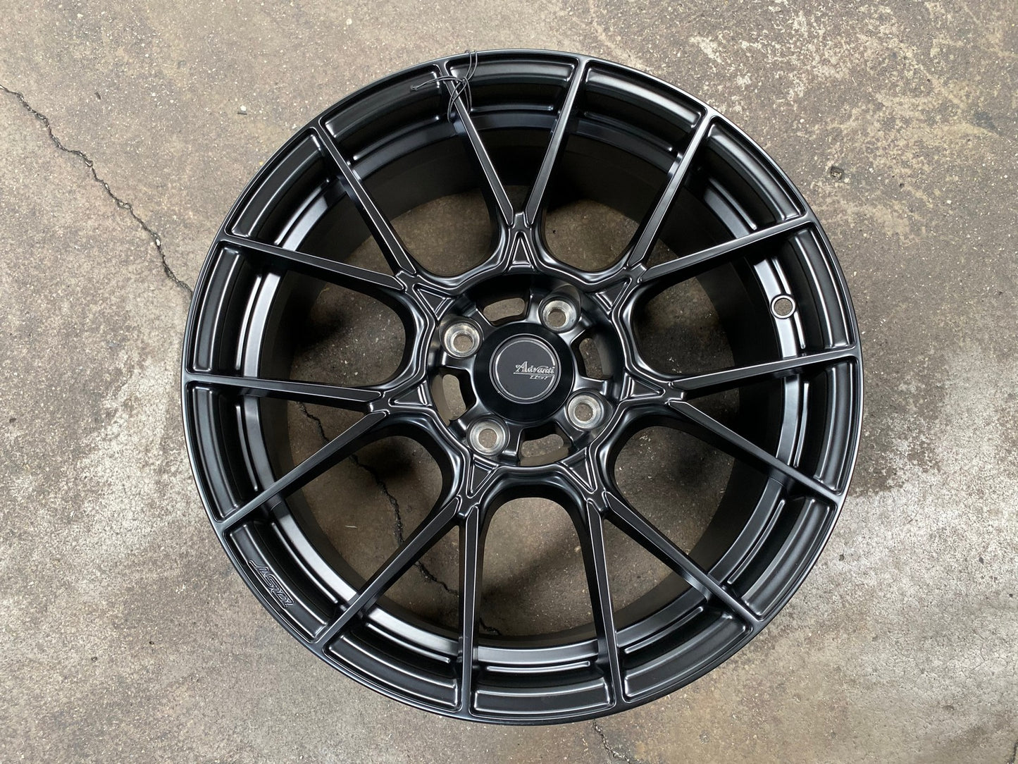 New 16X7 ET40 Advanti Presto Rim (4 wheel) Matt Black 4X100