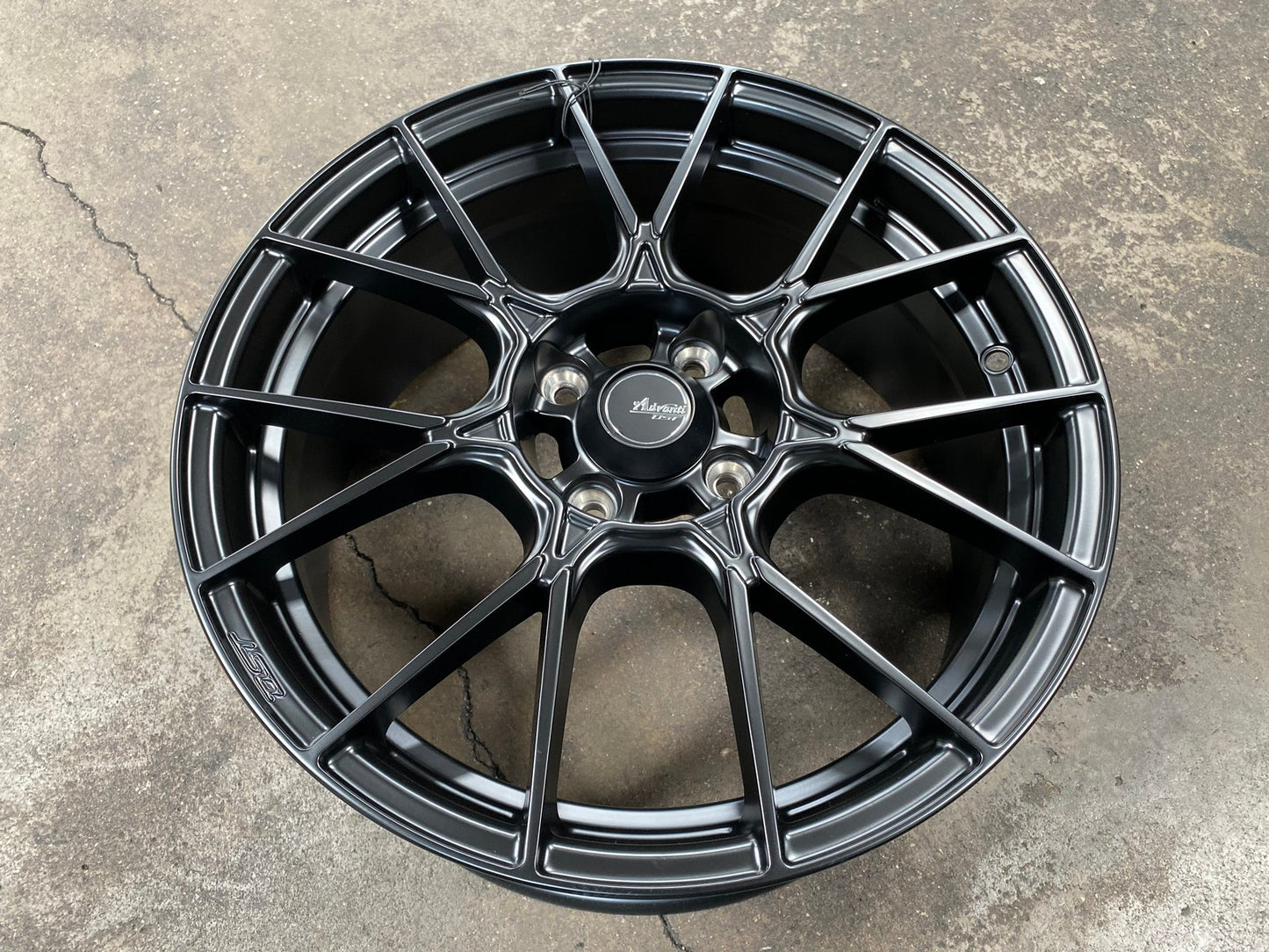 New 16X7 ET40 Advanti Presto Rim (4 wheel) Matt Black 4X100