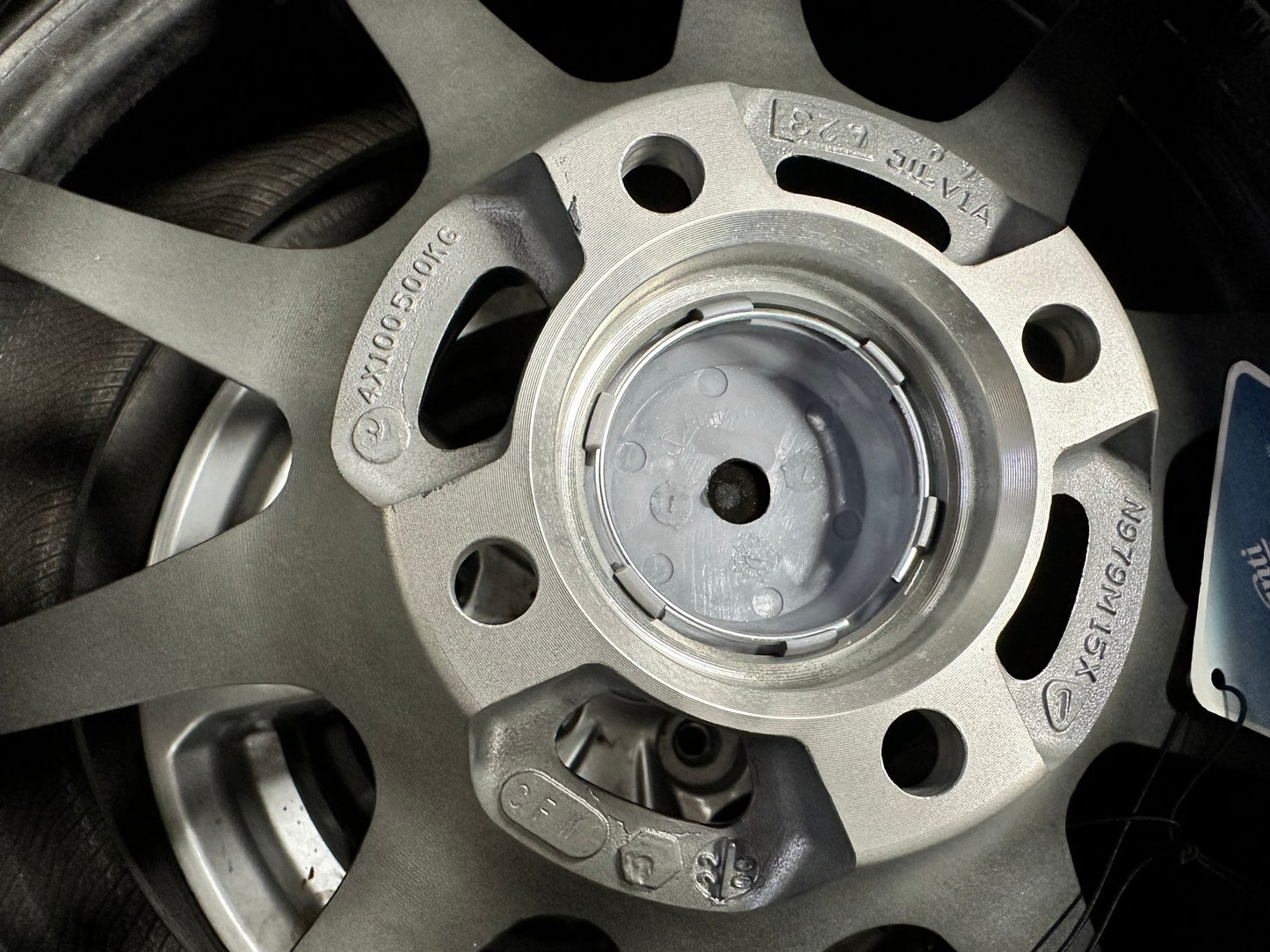 New 15X7 ET35 Advanti Proto Rim (4 wheel) Matt Gunmetal 4X100