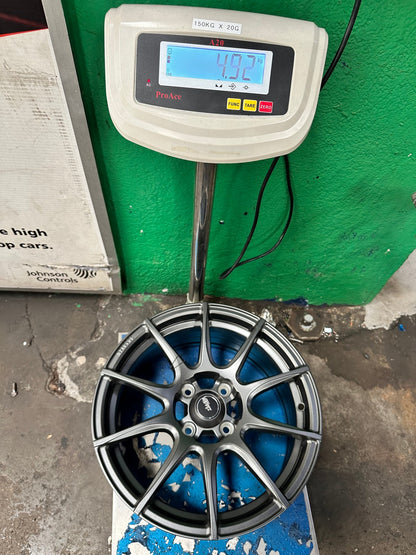 New 15X7 ET35 Advanti Proto Rim (4 wheel) Matt Gunmetal 4X100