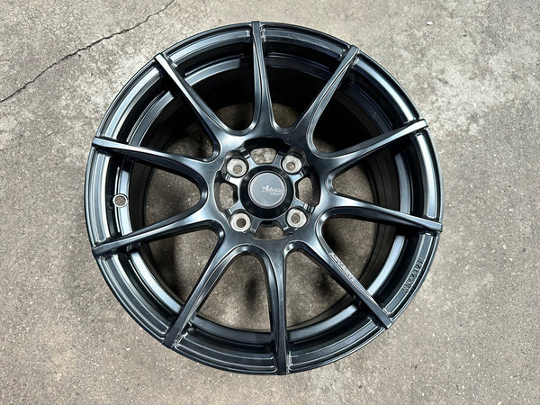 New 15X7 ET35 Advanti Proto Rim (4 wheel) Matt Black 4X100