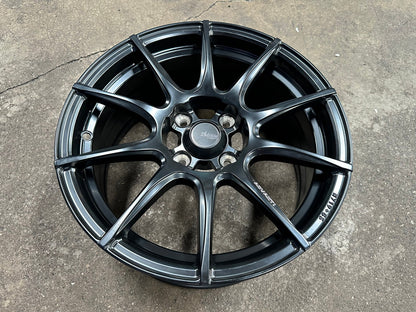 New 15X7 ET35 Advanti Proto Rim (4 wheel) Matt Black 4X100