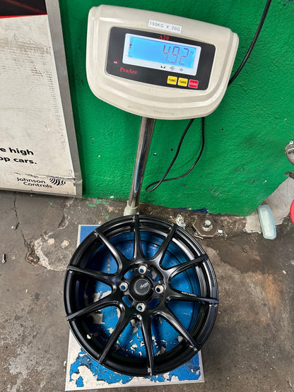 New 15X7 ET35 Advanti Proto Rim (4 wheel) Matt Black 4X100