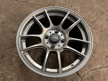 New 15X7 ET35 Konig Heliogram Rim (4 wheel) Gloss Gunmetal 4X100