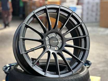 New 18X8.5 ET35 NK Performance RS05RR Rim (4 wheel) Matt Gunmetal 5X100