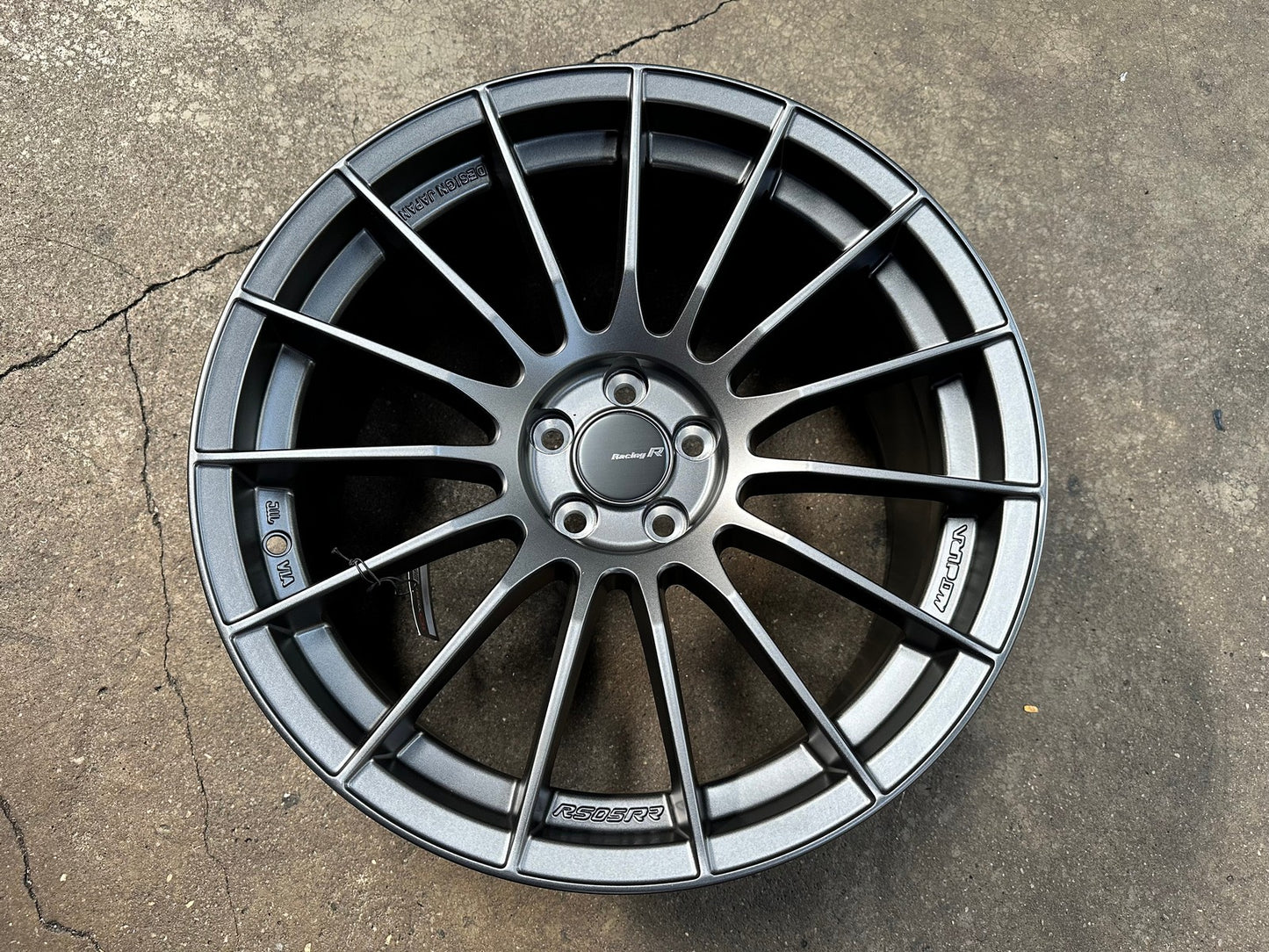 New 18X8.5 ET35 NK Performance RS05RR Rim (4 wheel) Matt Gunmetal 5X100