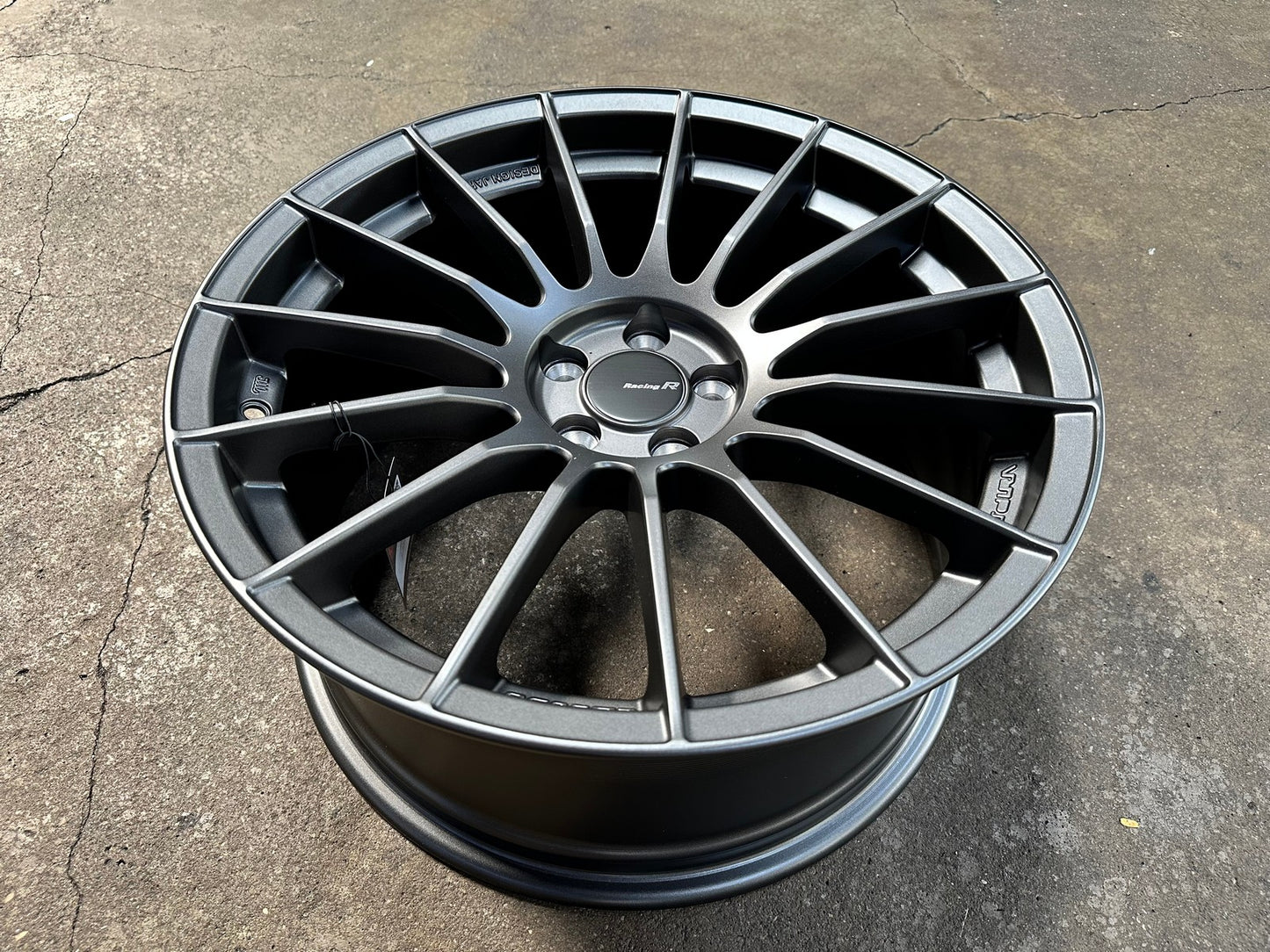 New 18X8.5 ET35 NK Performance RS05RR Rim (4 wheel) Matt Gunmetal 5X100