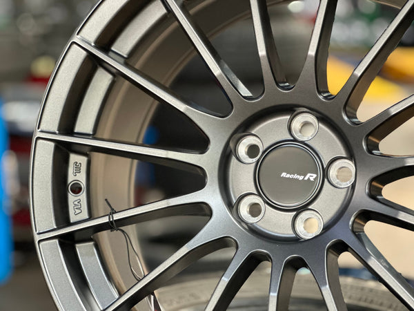 New 18X8.5 ET35 NK Performance RS05RR Rim (4 wheel) Matt Gunmetal 5X100