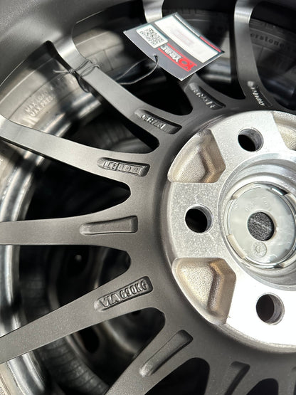 New 18X8.5 ET35 NK Performance RS05RR Rim (4 wheel) Matt Gunmetal 5X100