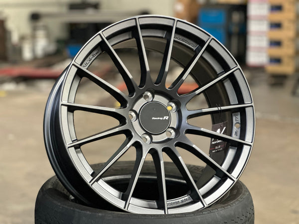 New 18X8.5 ET35 NK Performance RS05RR Rim (4 wheel) Matt Gunmetal 5X114.3