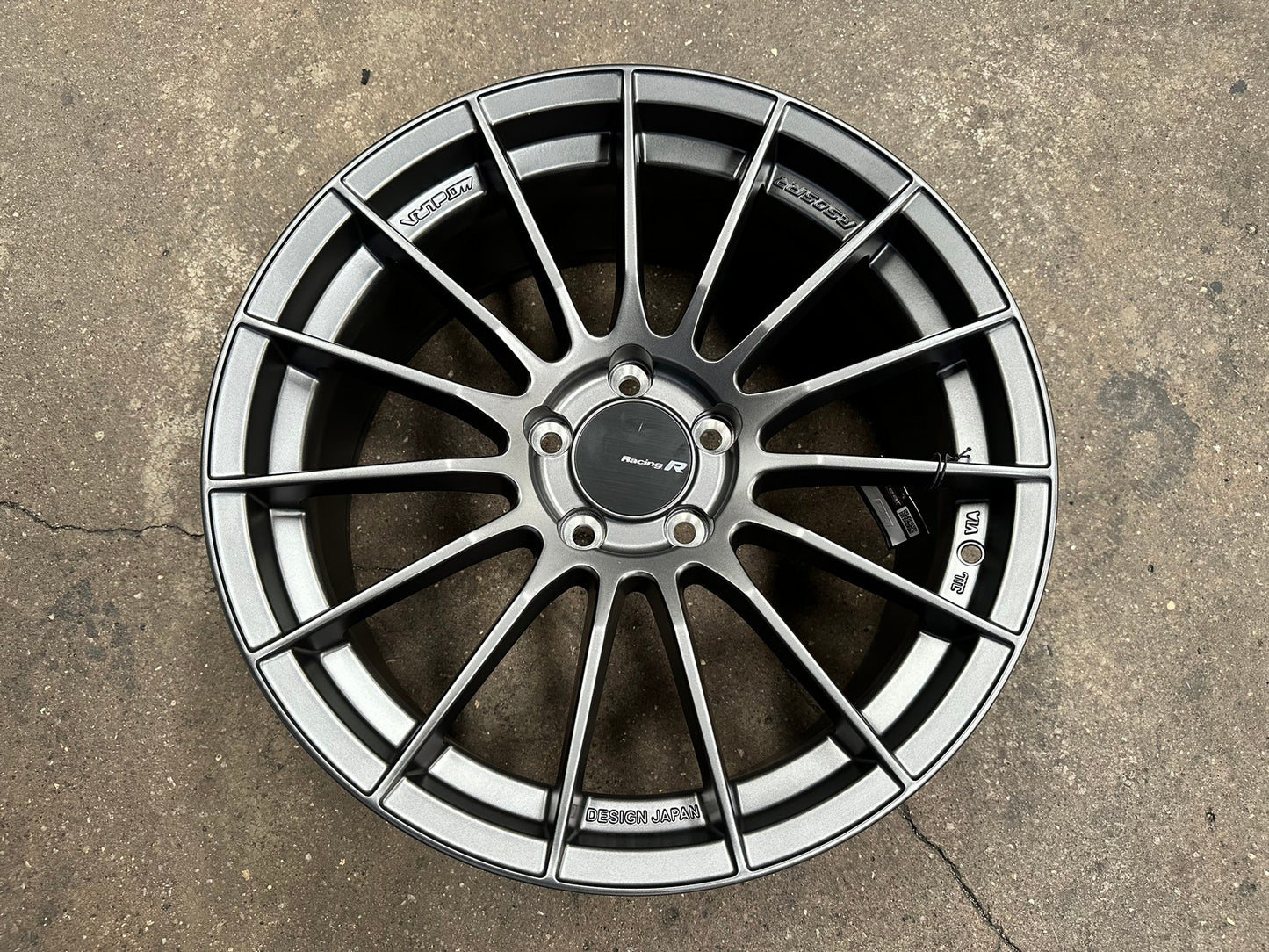 New 18X8.5 ET35 NK Performance RS05RR Rim (4 wheel) Matt Gunmetal 5X114.3