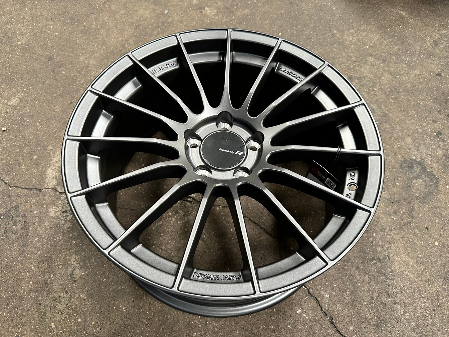 New 18X8.5 ET35 NK Performance RS05RR Rim (4 wheel) Matt Gunmetal 5X114.3