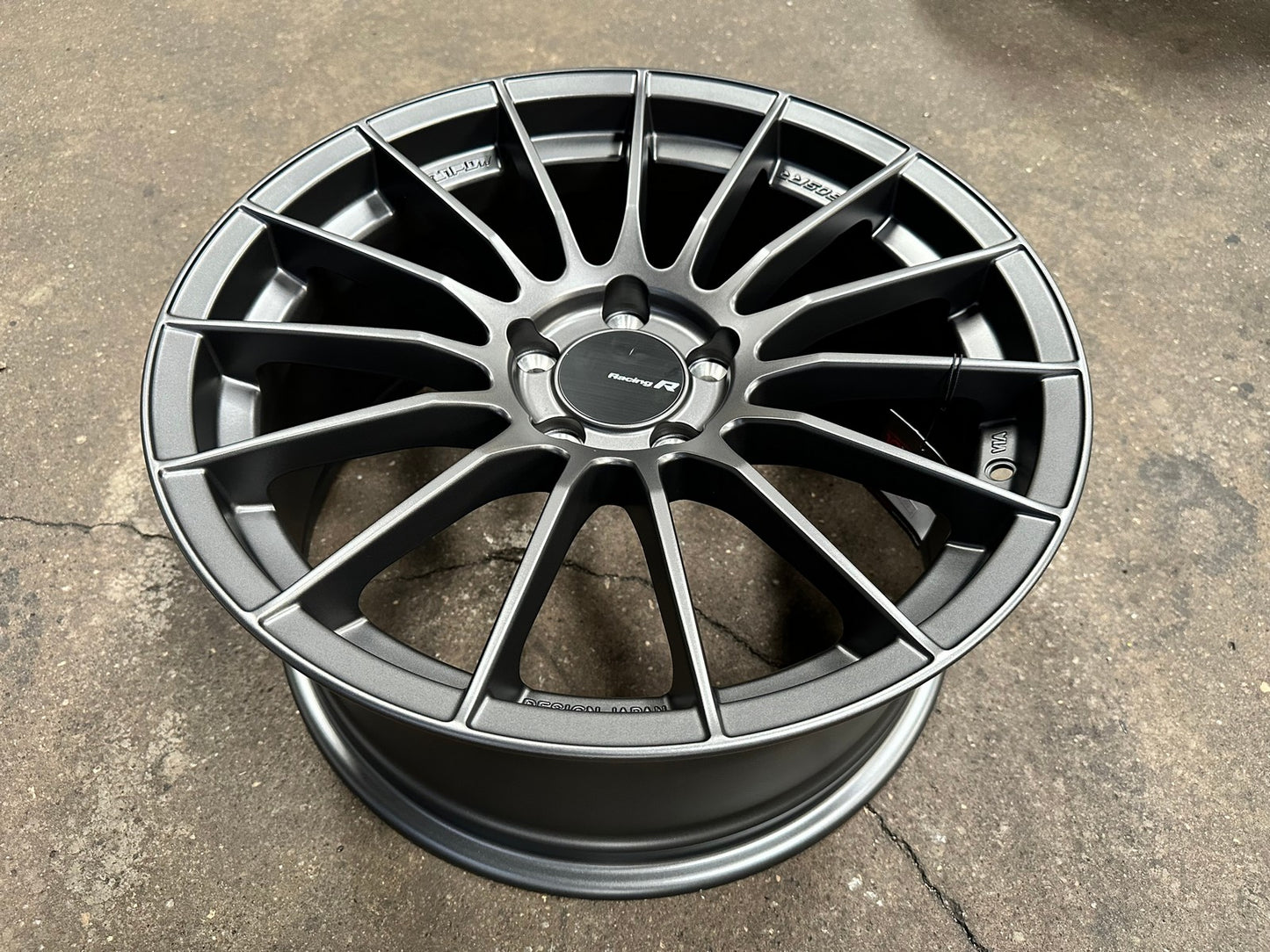 New 18X8.5 ET35 NK Performance RS05RR Rim (4 wheel) Matt Gunmetal 5X114.3