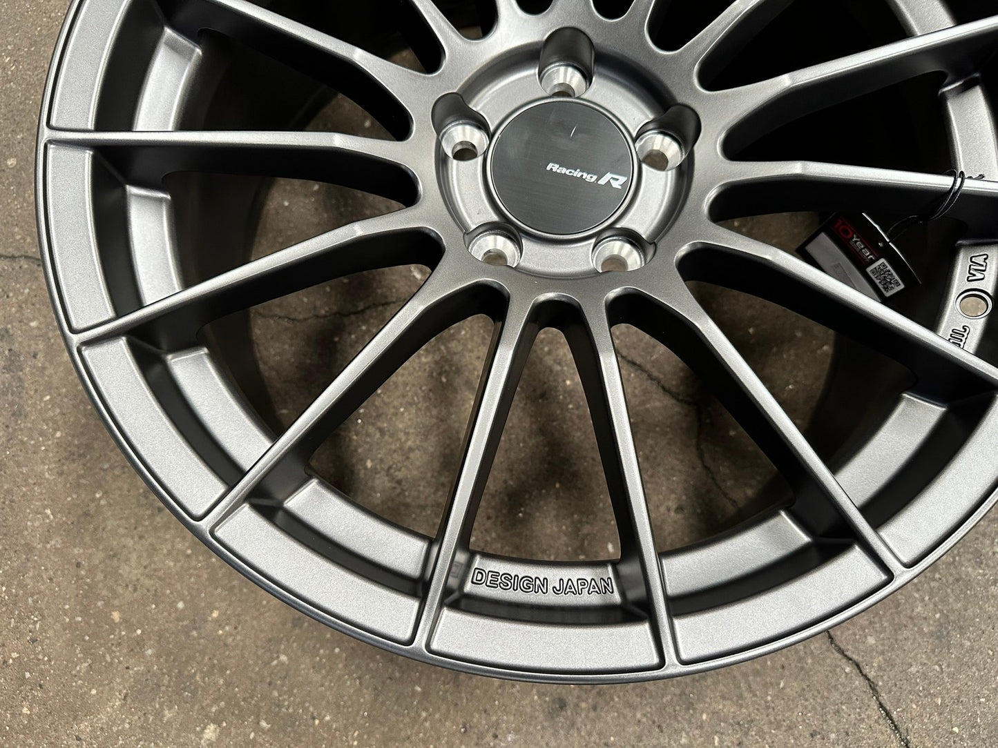 New 18X8.5 ET35 NK Performance RS05RR Rim (4 wheel) Matt Gunmetal 5X114.3