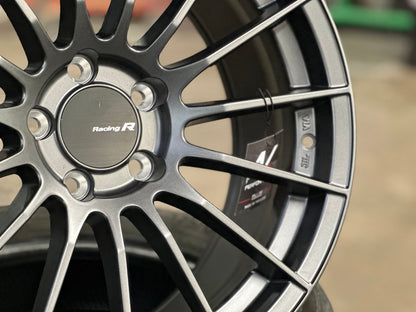 New 18X8.5 ET35 NK Performance RS05RR Rim (4 wheel) Matt Gunmetal 5X114.3