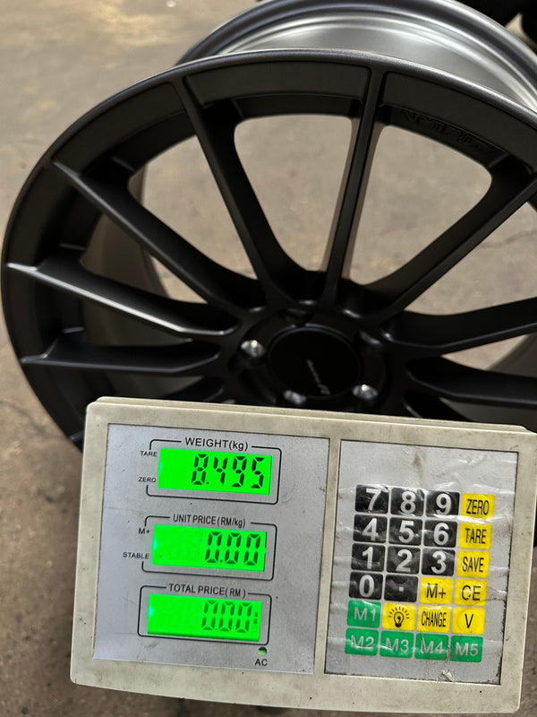 New 18X8.5 ET35 NK Performance RS05RR Rim (4 wheel) Matt Gunmetal 5X114.3