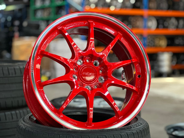 New 17X8.5 ET35 NK Performance CE28 Rim (4 wheel) Gloss Red 5X114.3