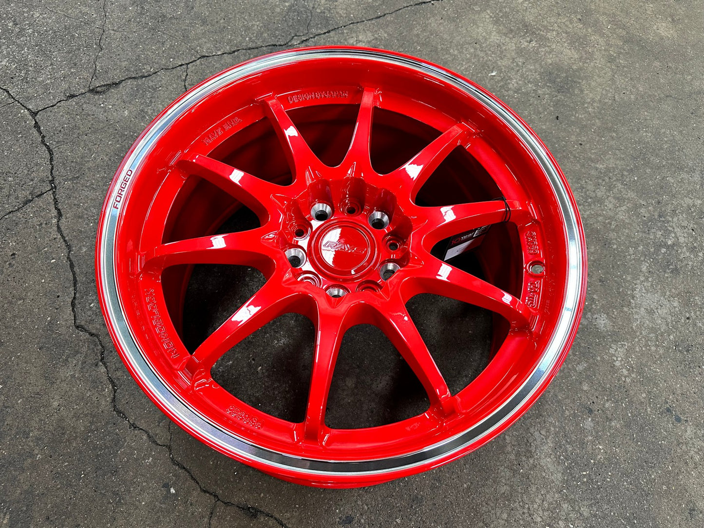New 17X8.5 ET35 NK Performance CE28 Rim (4 wheel) Gloss Red 5X114.3