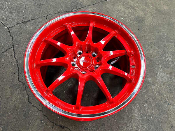 New 17X8.5 ET35 NK Performance CE28 Rim (4 wheel) Gloss Red 5X114.3