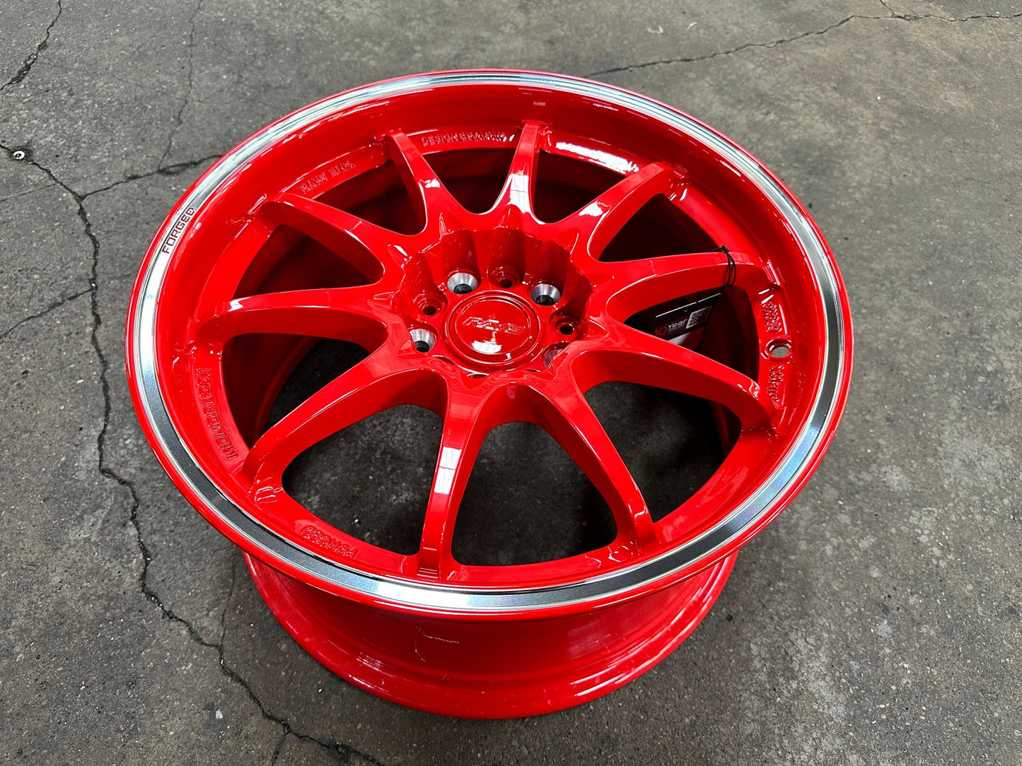 New 17X8.5 ET35 NK Performance CE28 Rim (4 wheel) Gloss Red 5X114.3