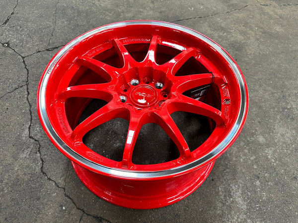 New 17X8.5 ET35 NK Performance CE28 Rim (4 wheel) Gloss Red 5X114.3
