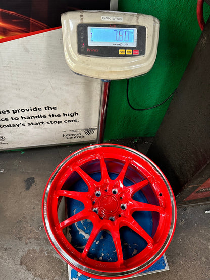 New 17X8.5 ET35 NK Performance CE28 Rim (4 wheel) Gloss Red 5X114.3