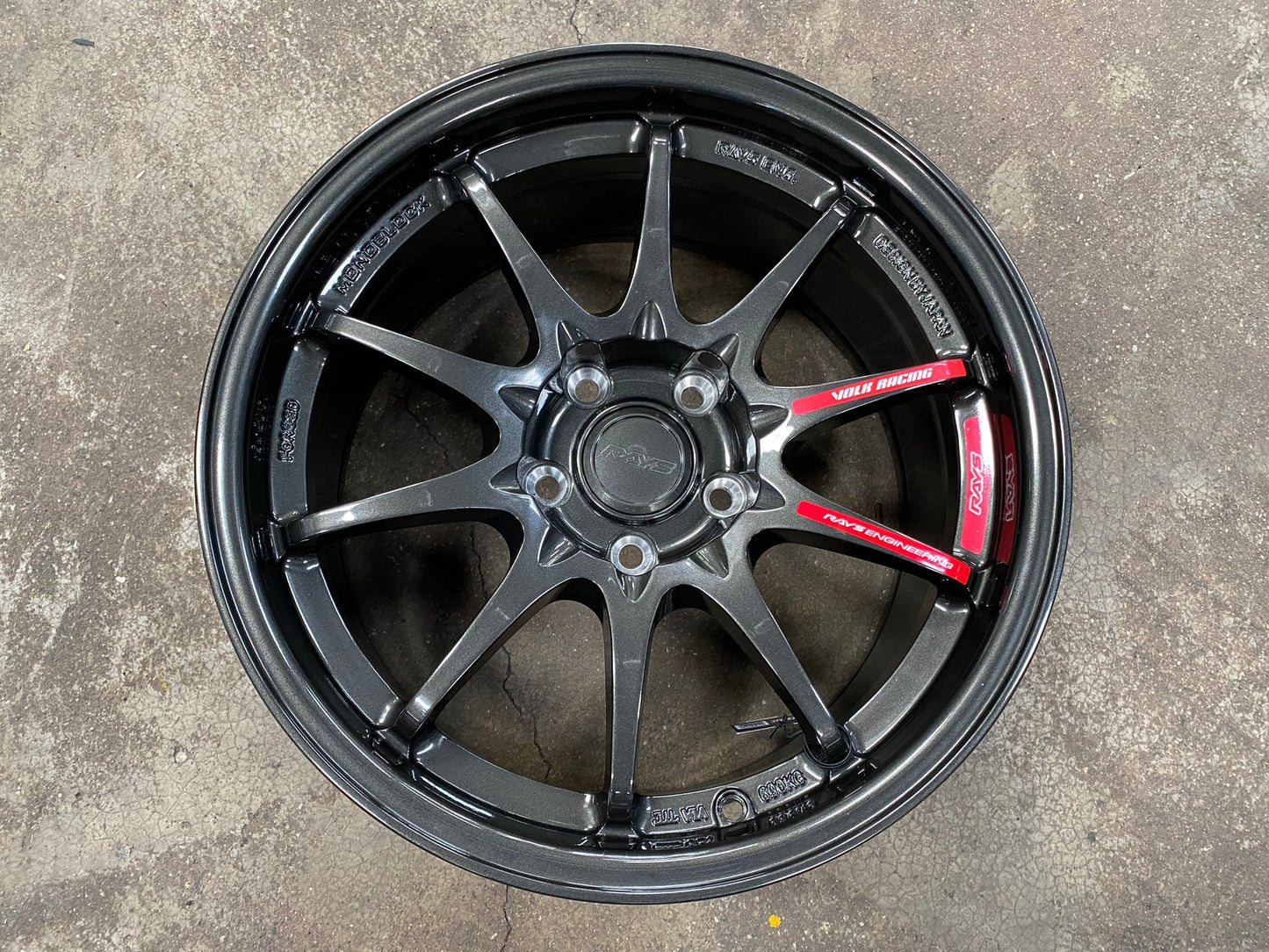 New 17X8.5 ET35 NK Performance CE28N Rim (4 wheel) Gloss Gunmetal 5X114.3