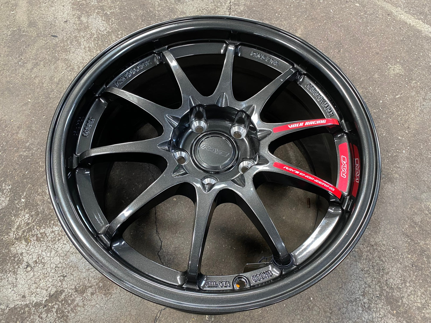 New 17X8.5 ET35 NK Performance CE28N Rim (4 wheel) Gloss Gunmetal 5X114.3