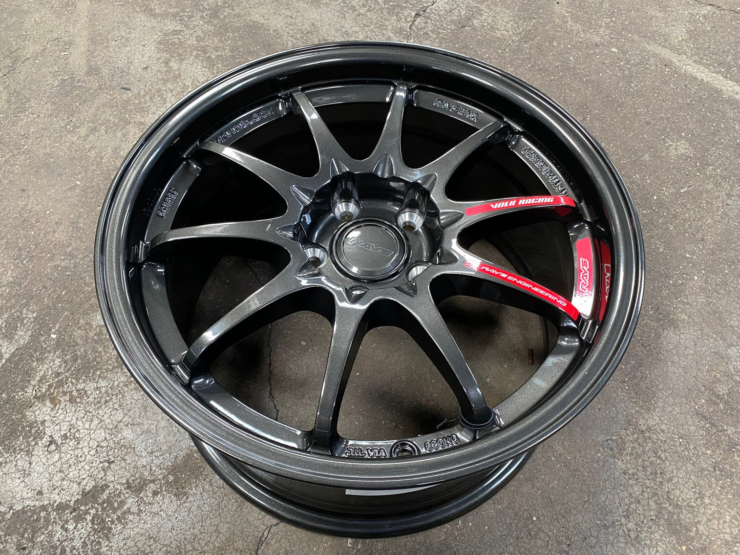 New 17X8.5 ET35 NK Performance CE28N Rim (4 wheel) Gloss Gunmetal 5X114.3