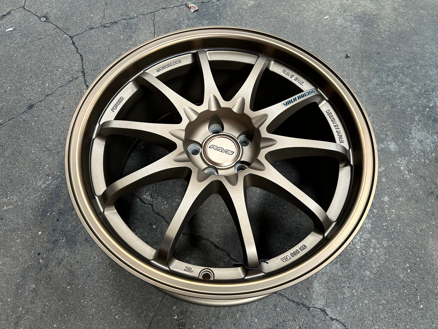 New 18X8.5 ET35 NK Performance CE28N Rim (4 wheel) Matt Bronze 5X100