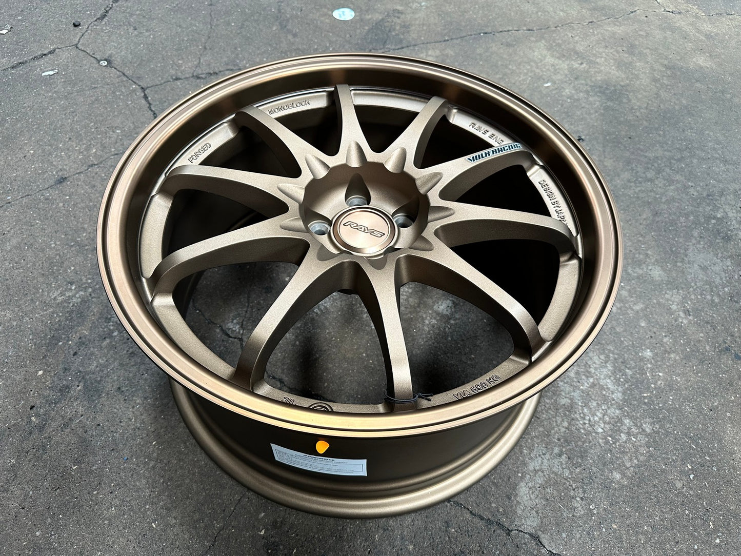 New 18X8.5 ET35 NK Performance CE28N Rim (4 wheel) Matt Bronze 5X100