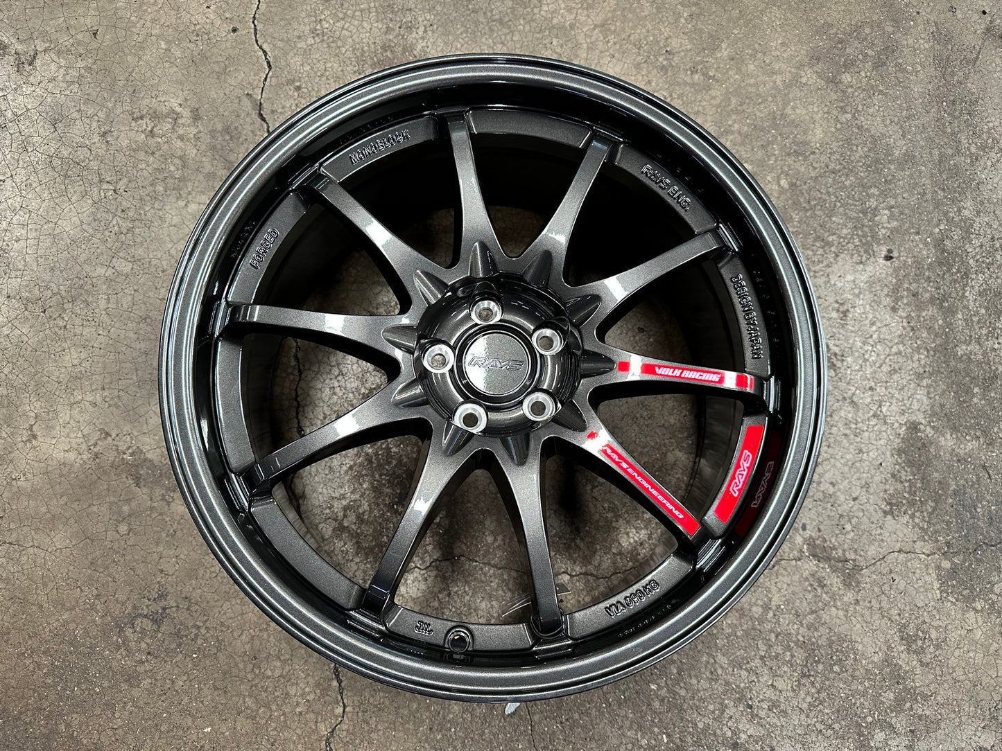 New 18X8.5 ET35 NK Performance CE28N Rim (4 wheel) Gloss Gunmetal 5X100