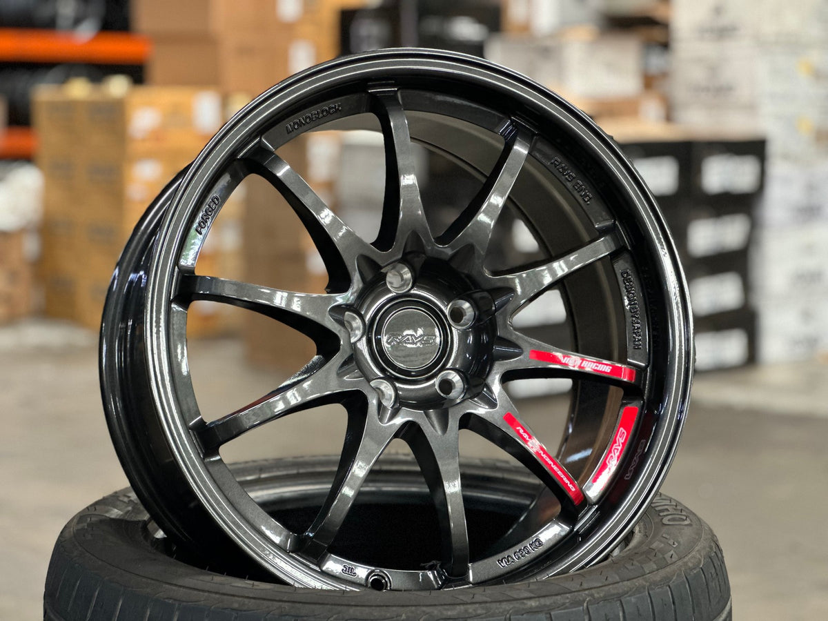 NEW 18X8.5 ET35 NK Performance CE28 Club Racer Rim (4 wheel) Dark Gunmetal 5X112