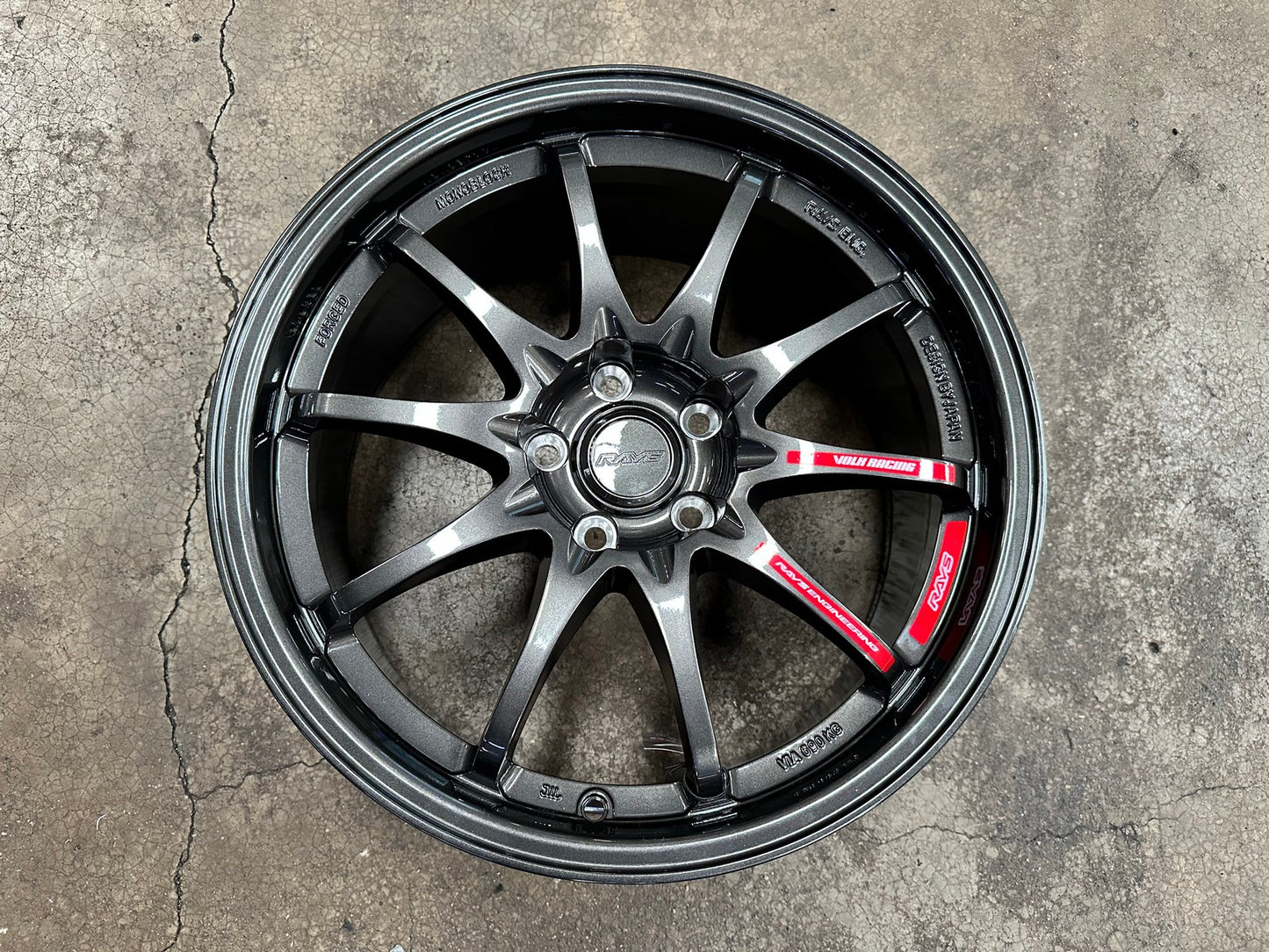 New 18X8.5 ET35 NK Performance CE28N Rim (4 wheel) Gloss Gunmetal 5X114.3