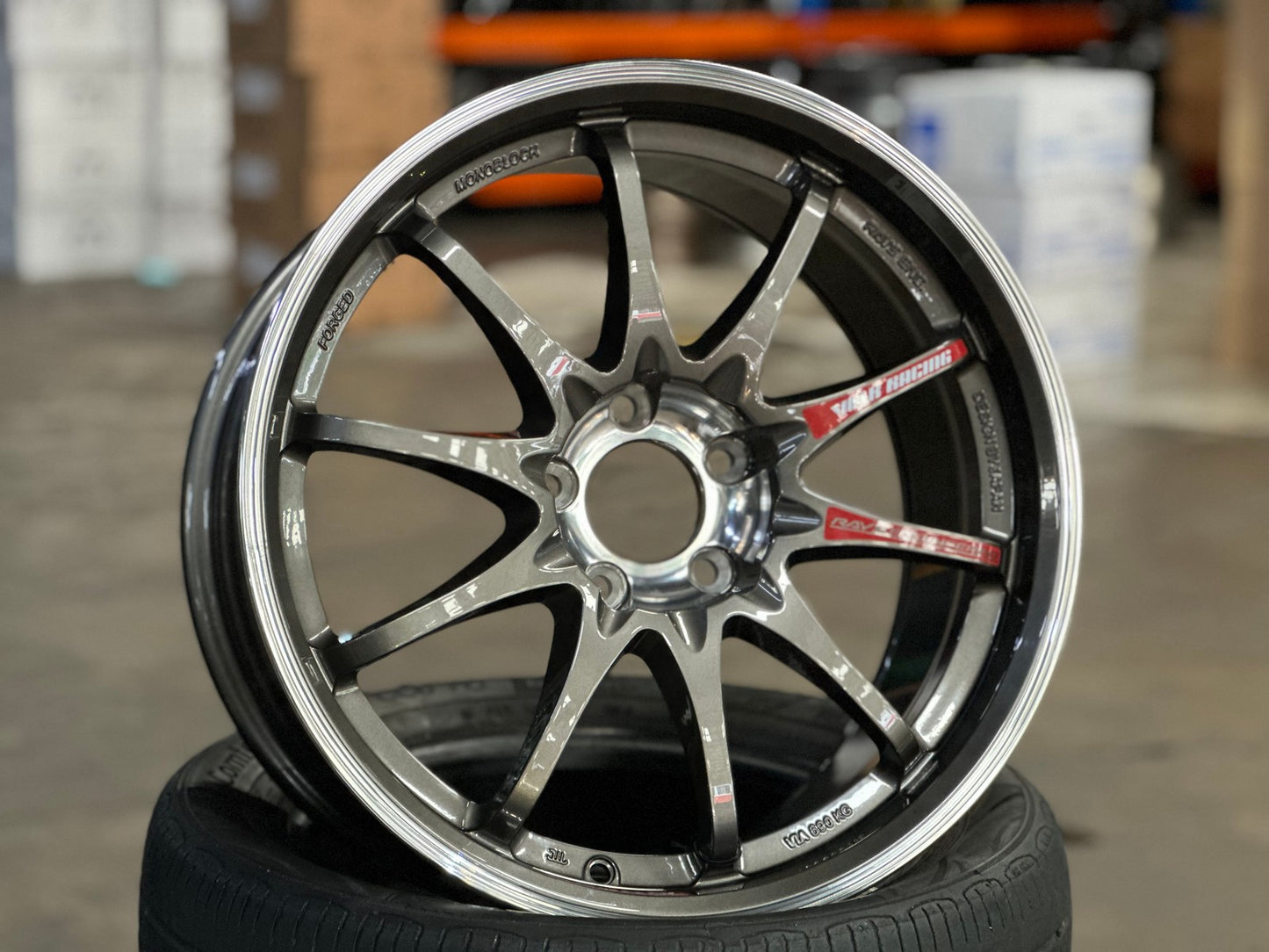 New 18X8.5 ET35 NK Performance CE28SL Rim (4 wheel) Gloss Gunmetal 5X112