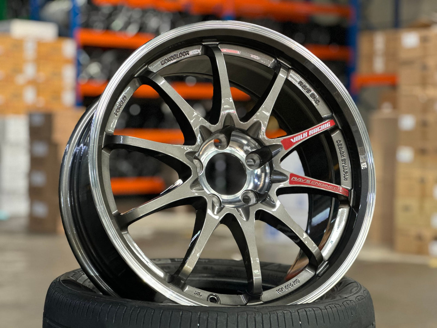 New 18X8.5 ET35 NK Performance CE28SL Rim (4 wheel) Gloss Gunmetal 5X112
