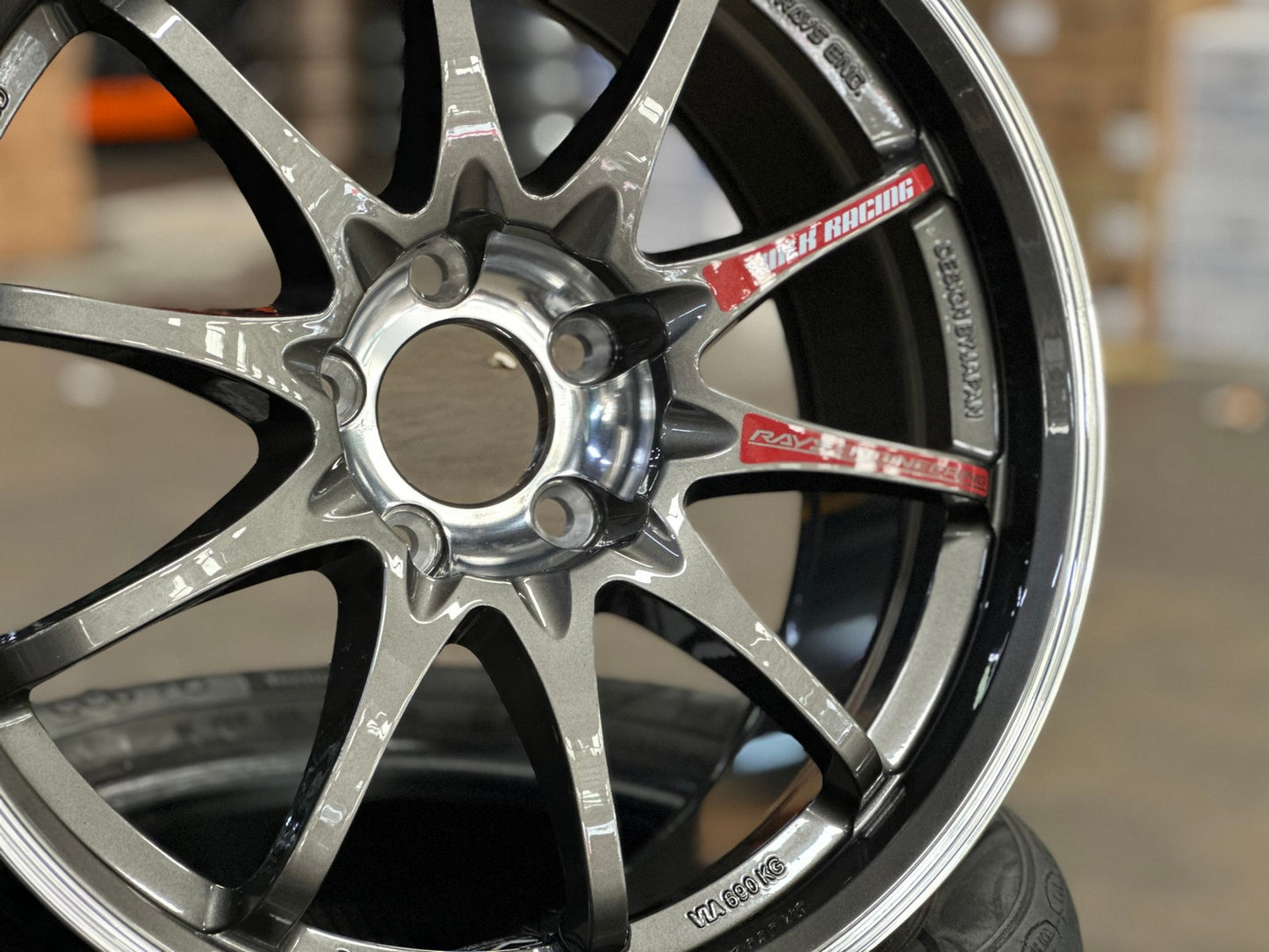 New 18X8.5 ET35 NK Performance CE28SL Rim (4 wheel) Gloss Gunmetal 5X112