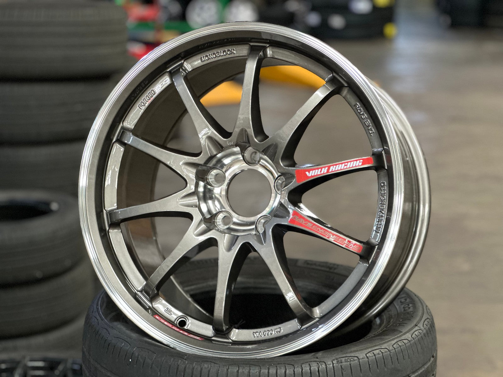Nk Rims New 18X9.5 ET40 NK Performance CE28SL Rim (4 wheel) Gloss Gunmetal 5X1 ...
