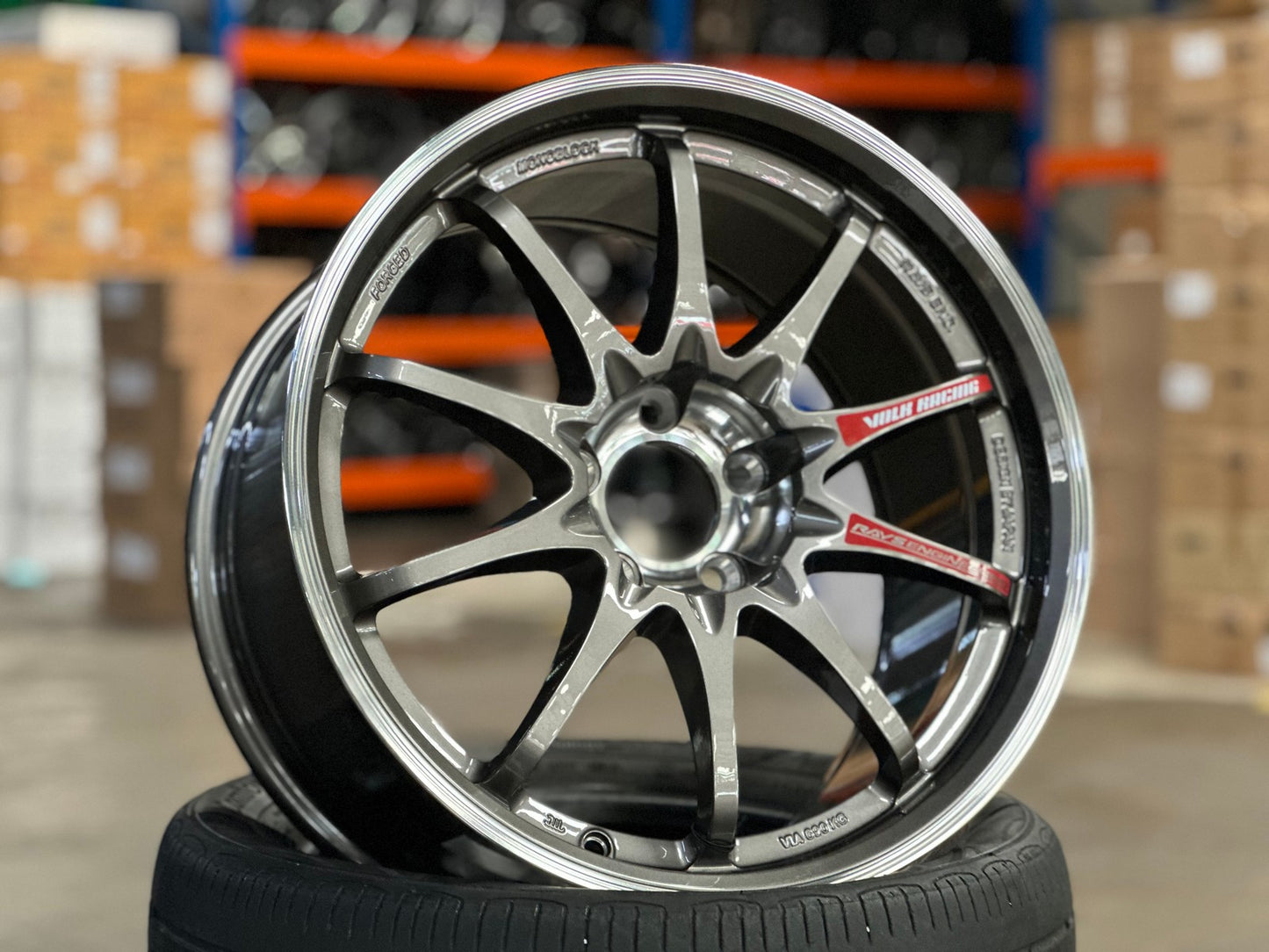 New 18X9.5 ET40 NK Performance CE28SL Rim (4 wheel) Gloss Gunmetal 5X112