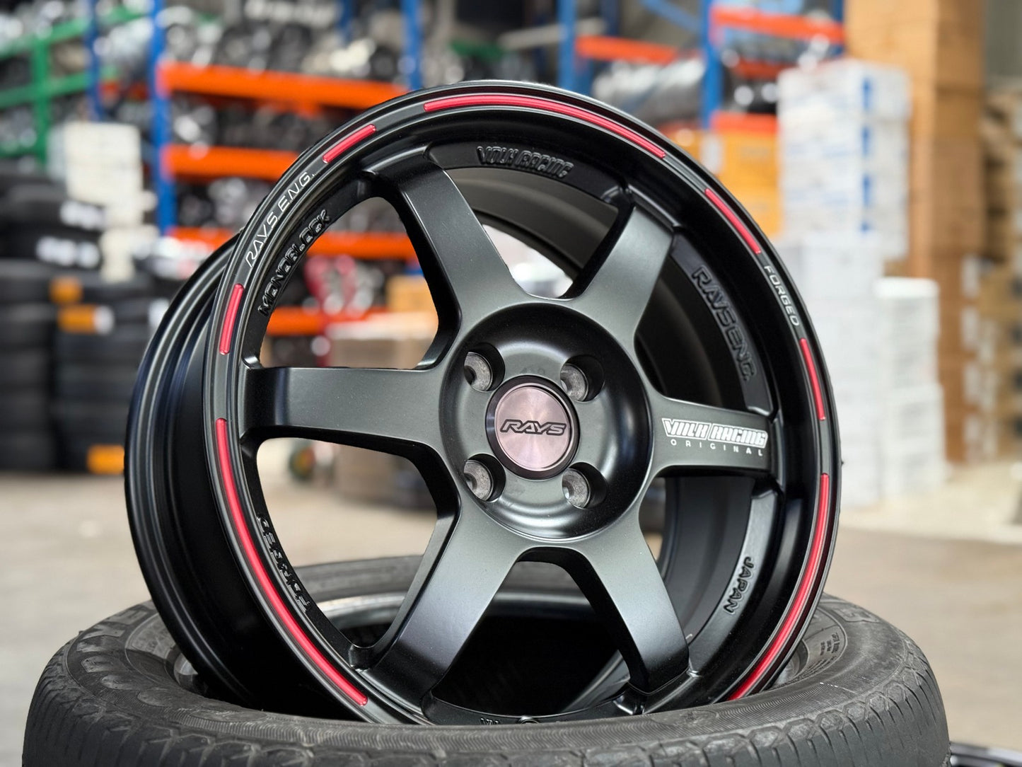 New 16X7 ET35 NK Performance TE37 Rim (4 wheel) Matt Black 4X100