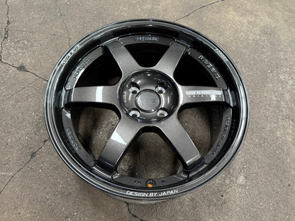 New 17X8 ET40 NK Performance TE37 Rim (4 wheel) Gloss Gunmetal 4X100