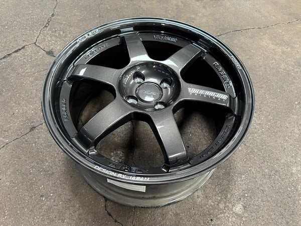 New 17X8 ET40 NK Performance TE37 Rim (4 wheel) Gloss Gunmetal 4X100