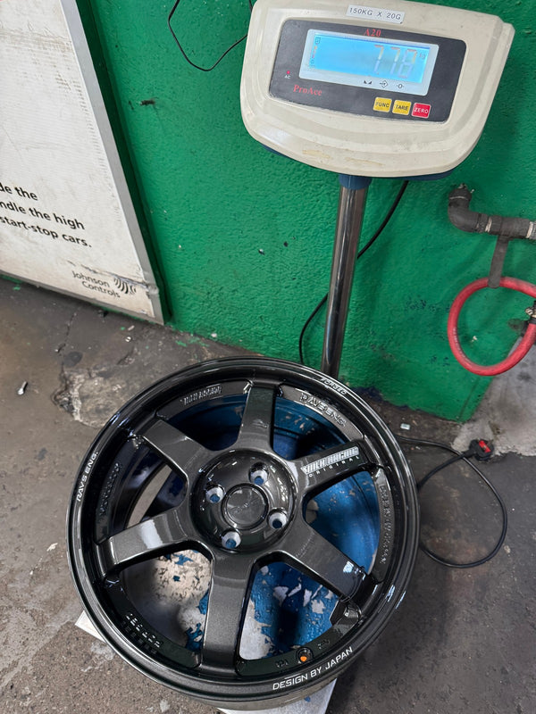 New 17X8 ET40 NK Performance TE37 Rim (4 wheel) Gloss Gunmetal 4X100