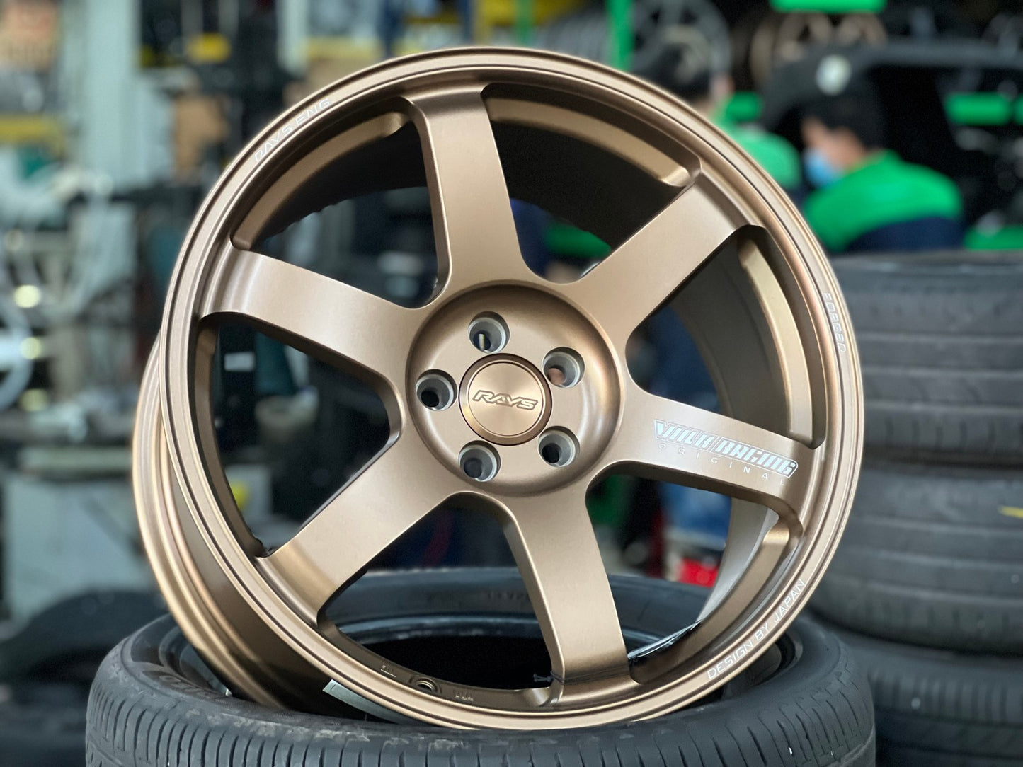 New 18X8.5 ET35 NK Performance TE37 SAGA Rim (4 wheel) Matt Bronze 5X100