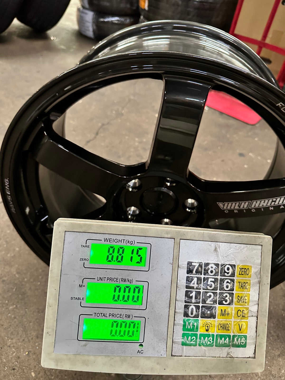 New 18X8.5 ET35 NK Performance TE37 SAGA Rim (4 wheel) Dark Gunmetal 5X114.3