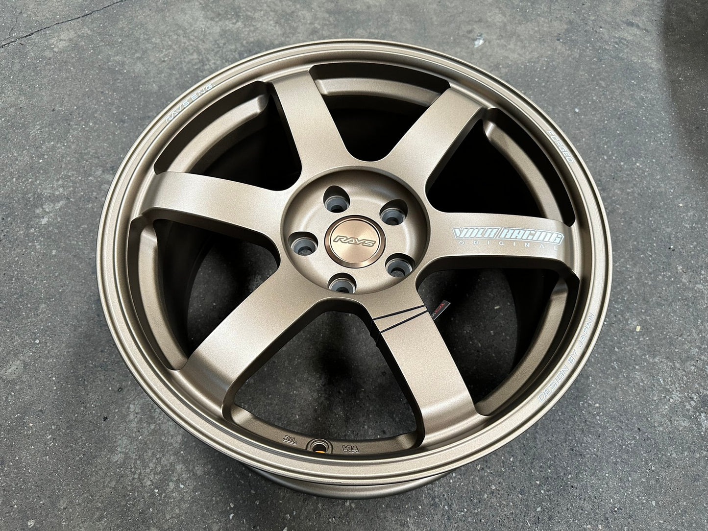 New 18X8.5 ET35 NK Performance TE37 SAGA Rim (4 wheel) Matt Bronze 5X114.3